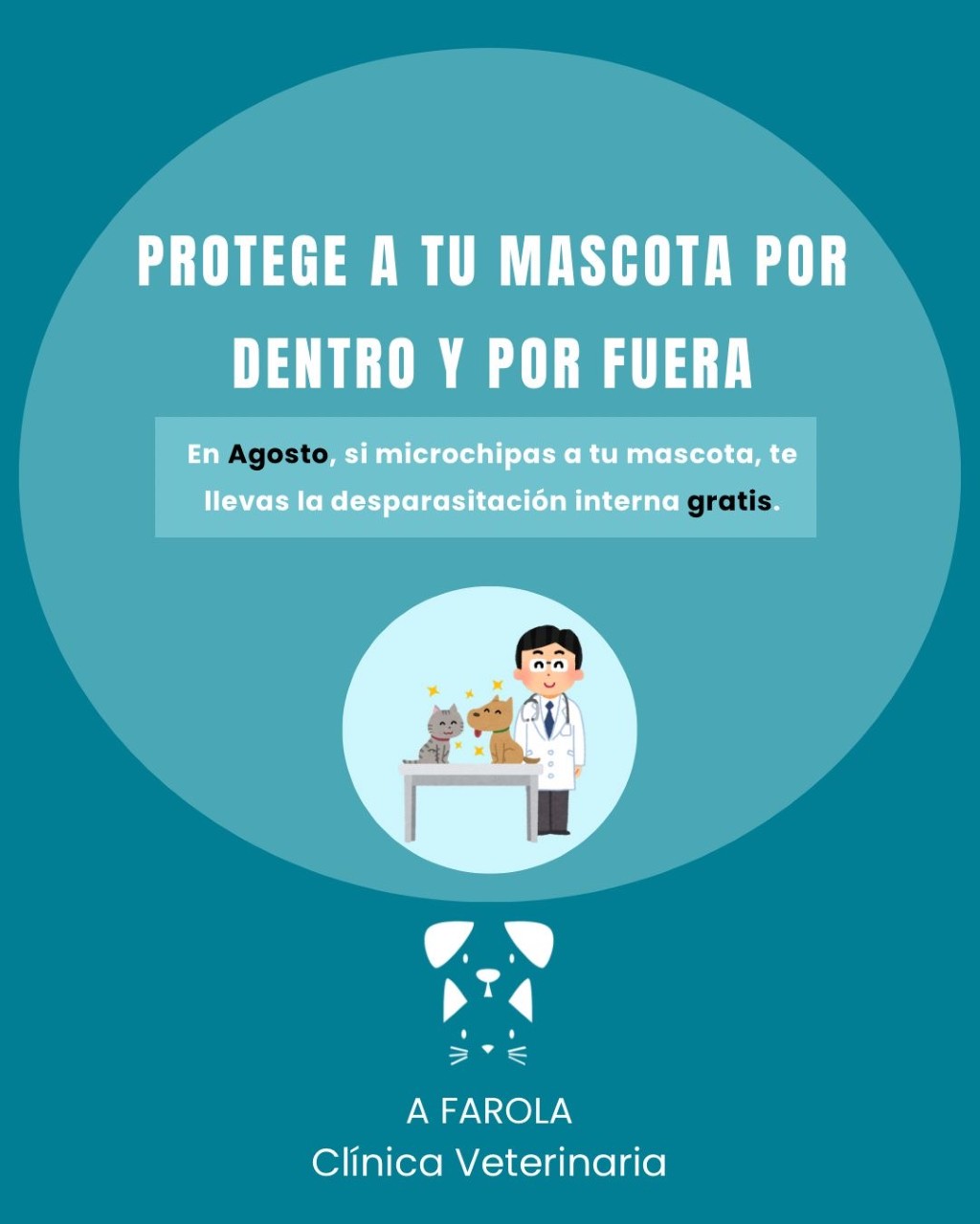 Clínica Veterinaria A Farola - Campaña Microchip